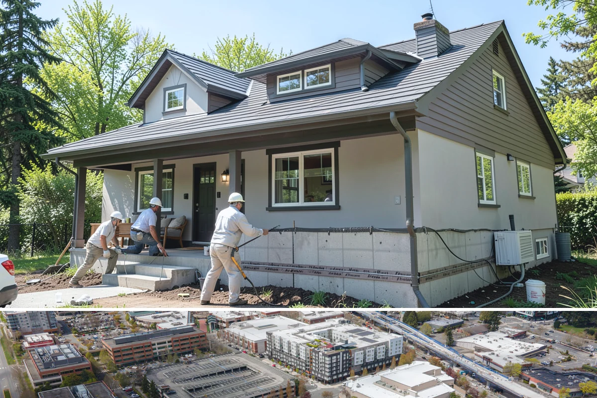 Stair Tread Replacement in Redmond, King County, WA - Tread replacement is interior work that can be completed in any season.
