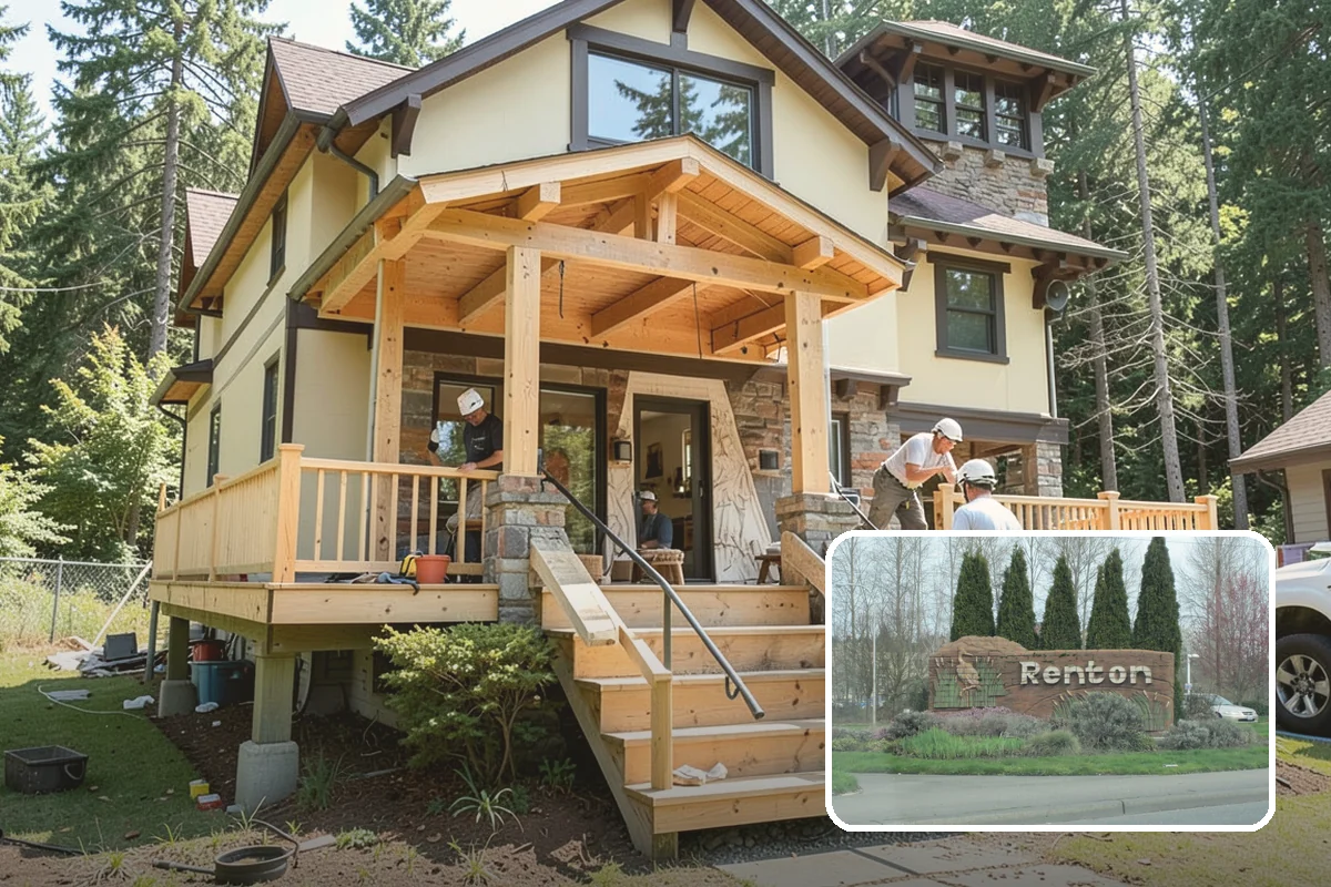 Stair Tread Replacement in Renton, King County, WA - Eliminates squeaks and movement