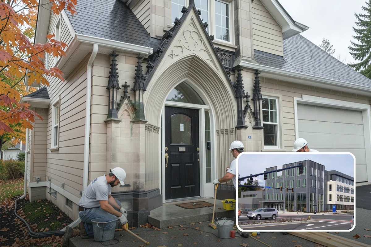 Stair Tread Replacement in Shoreline, King County, WA - Eliminates squeaks and movement