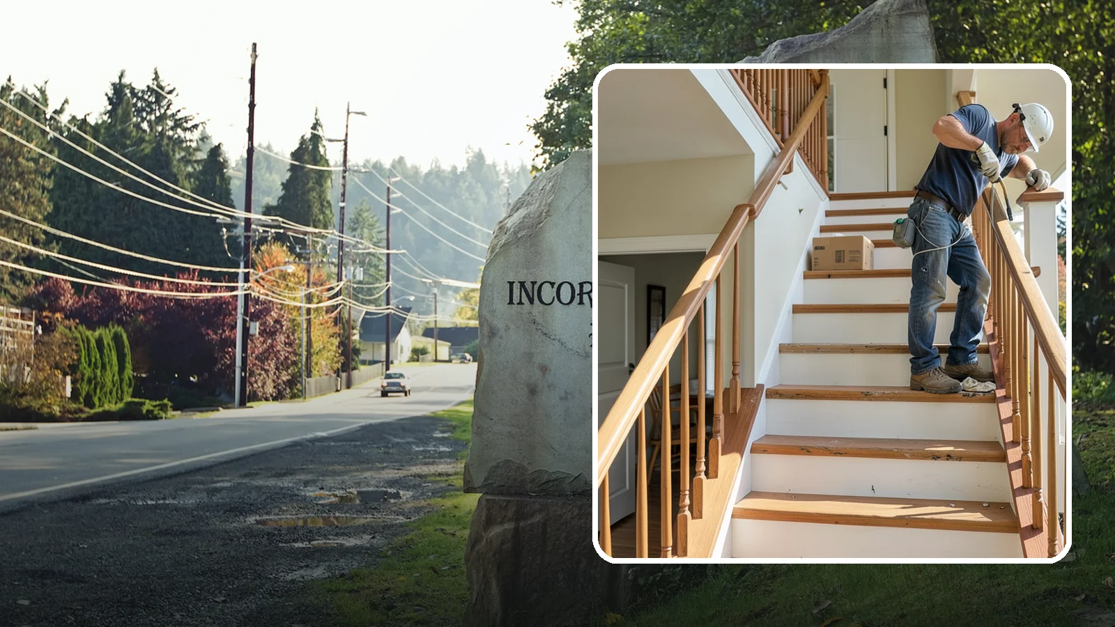Stair Tread Replacement in Wilkeson, Pierce County, WA - Worn or squeaky treads swapped for solid new ones that look and feel better underfoot.