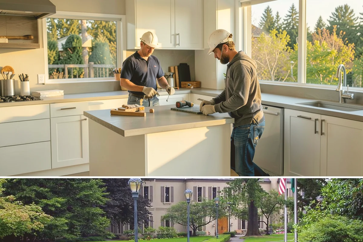 Stair Tread Replacement in Woodinville, King County, WA - Tread replacement is interior work that can be completed in any season.