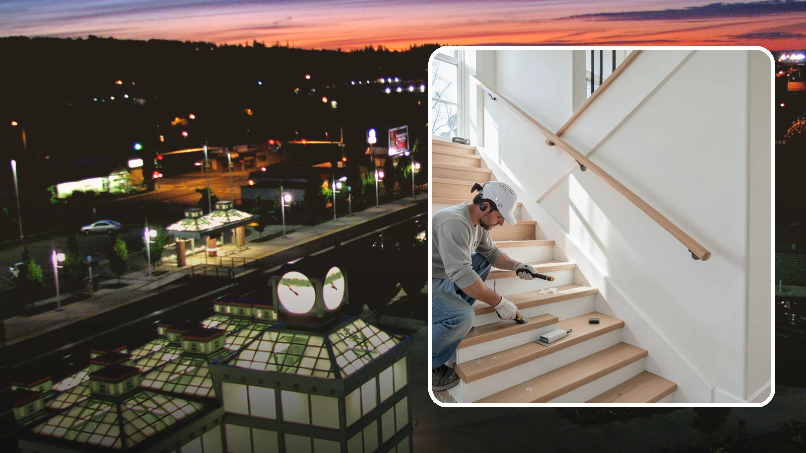 Stair Trim Installation in Auburn, King County, WA - Detailed stair trim installation that finishes treads, risers, skirtboards, and stringers with clean precision.