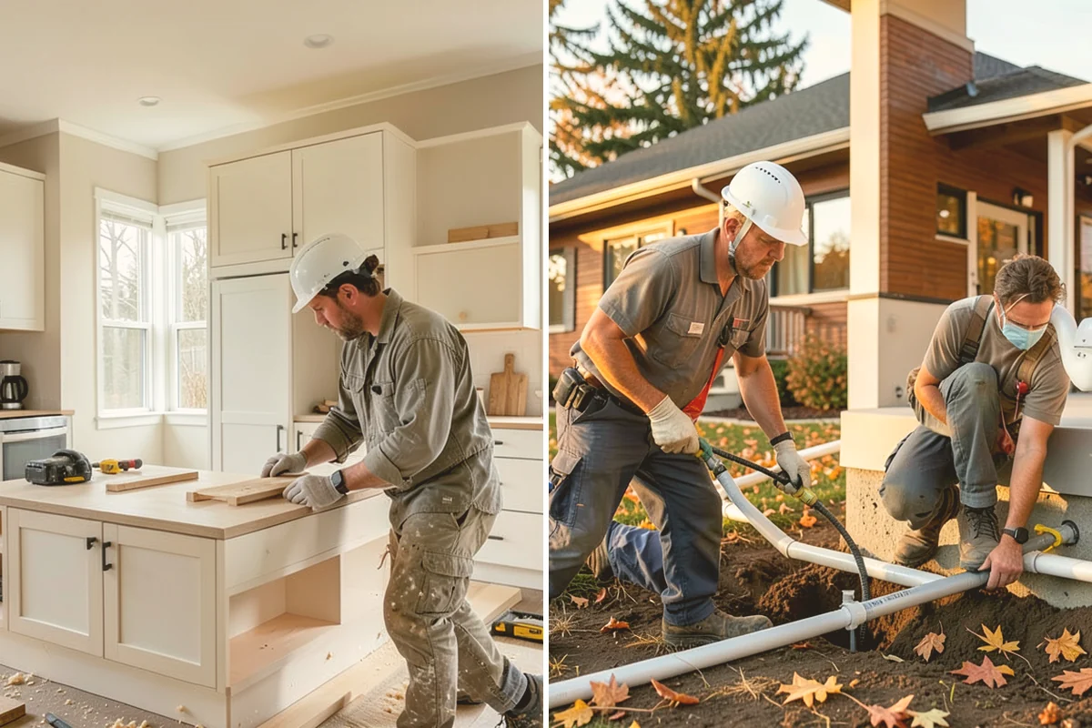 Stair Trim Installation in Bellevue, King County, WA - Assess the stair layout and existing conditions