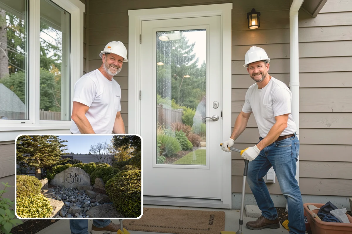 Stair Trim Installation in Clyde Hill, King County, WA - Precise scribing to treads and walls