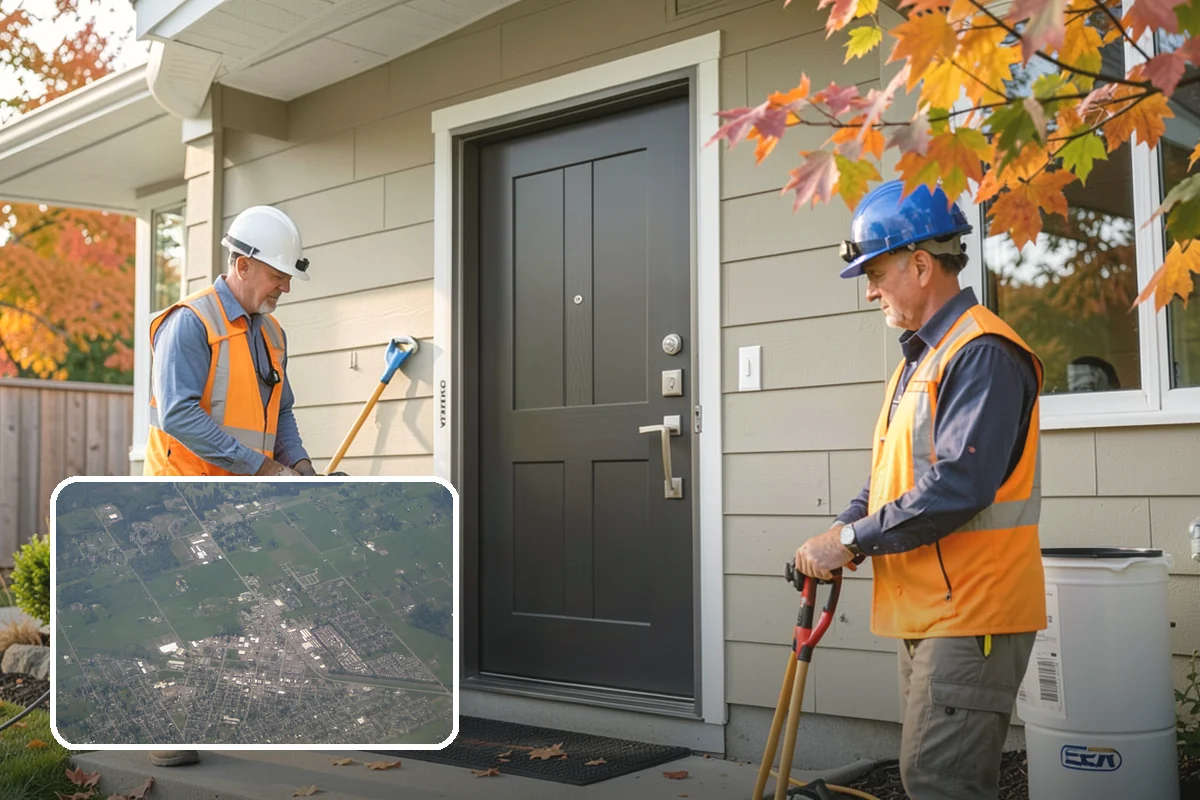 Stair Trim Installation in Enumclaw, King County, WA - Precise scribing to treads and walls
