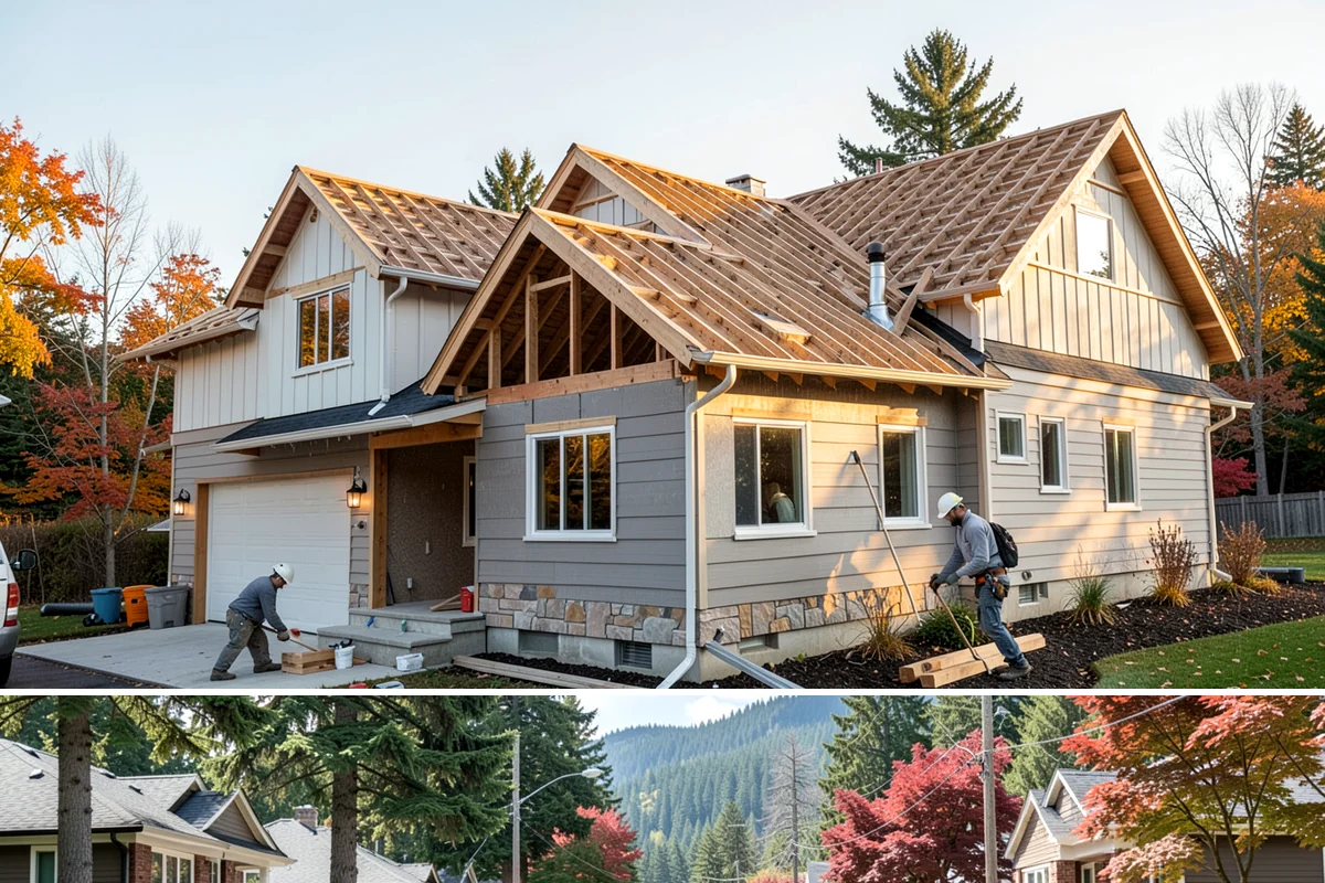 Stair Trim Installation in Hunts Point, King County, WA - Interior stair trim installs on schedule year-round, making it a smart project for the rainy PNW off-season.