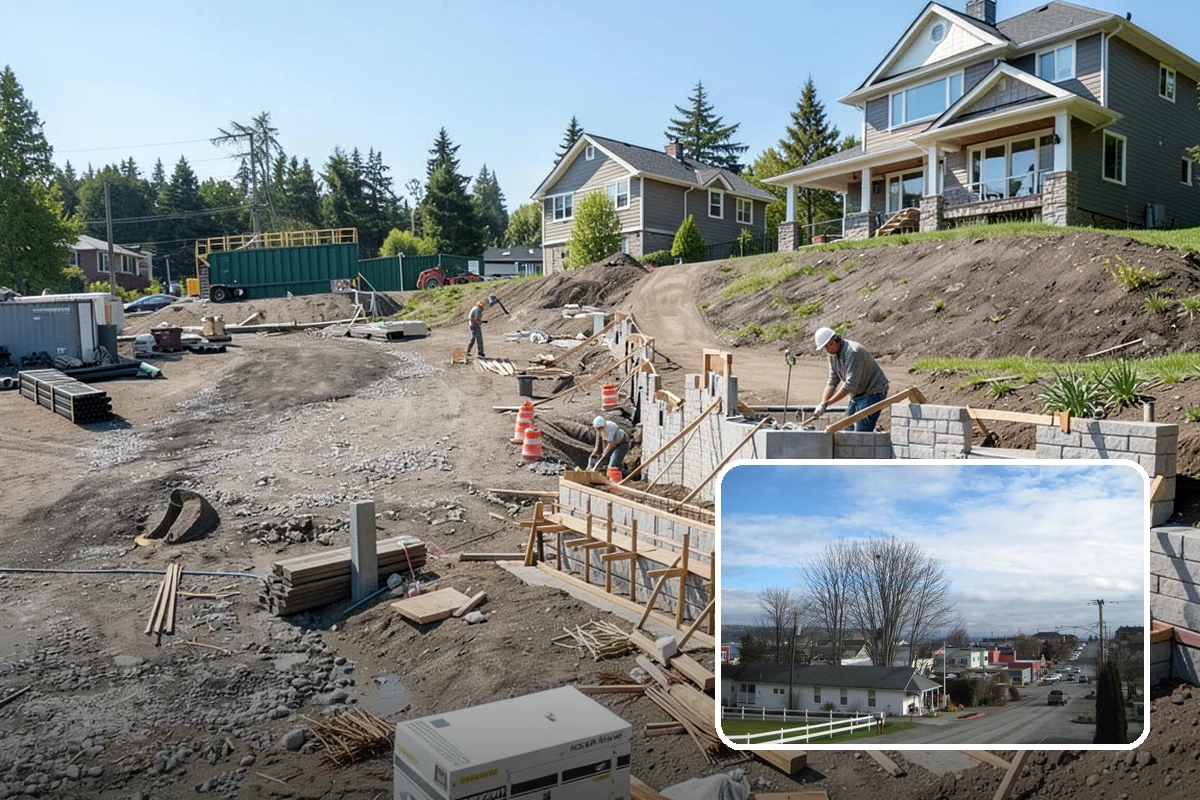 Stair Trim Installation in Langley, Island County, WA - Precise scribing to treads and walls