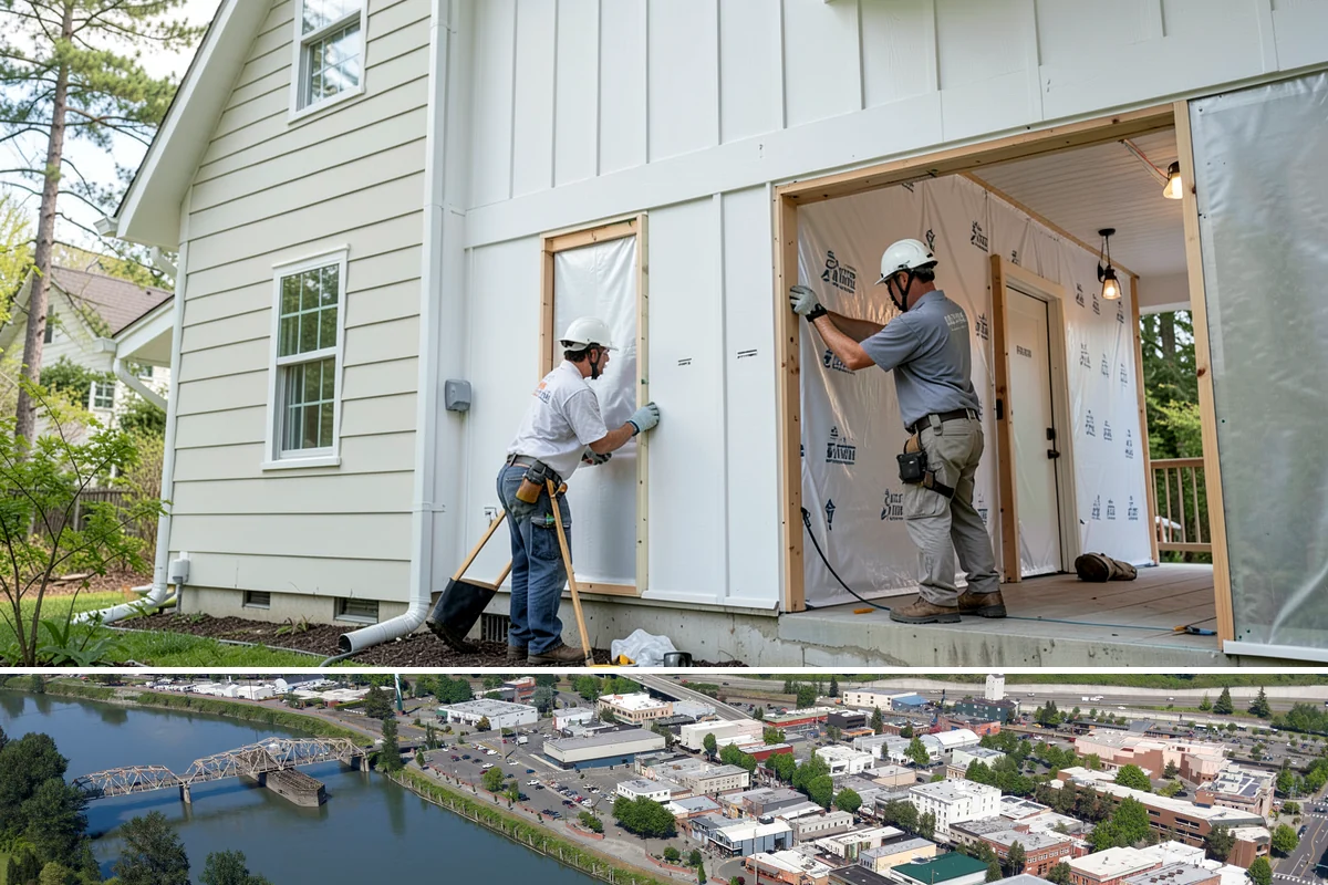 Stair Trim Installation in Mount Vernon, Skagit County, WA - Interior stair trim installs on schedule year-round, making it a smart project for the rainy PNW off-season.
