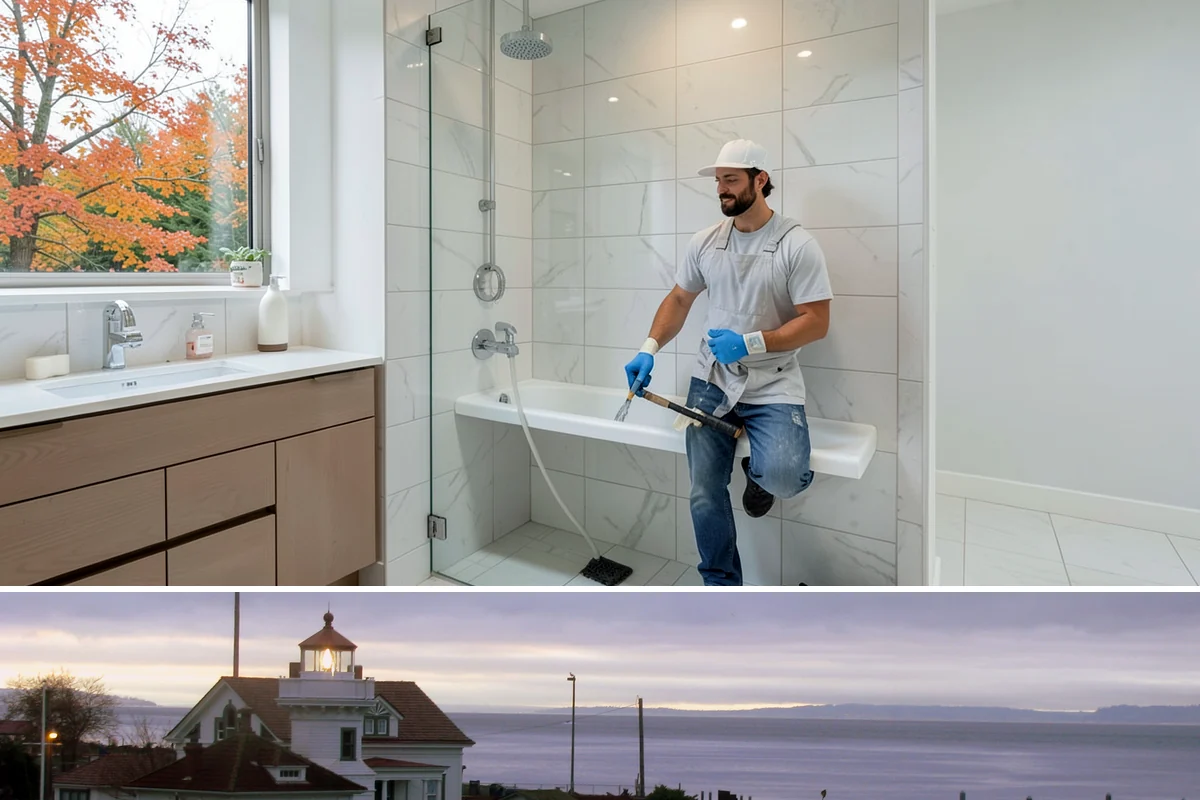 Stair Trim Installation in Mukilteo, Snohomish County, WA - Interior stair trim installs on schedule year-round, making it a smart project for the rainy PNW off-season.