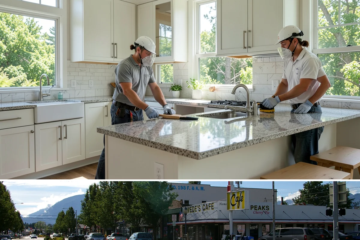 Stair Trim Installation in North Bend, King County, WA - Interior stair trim installs on schedule year-round, making it a smart project for the rainy PNW off-season.