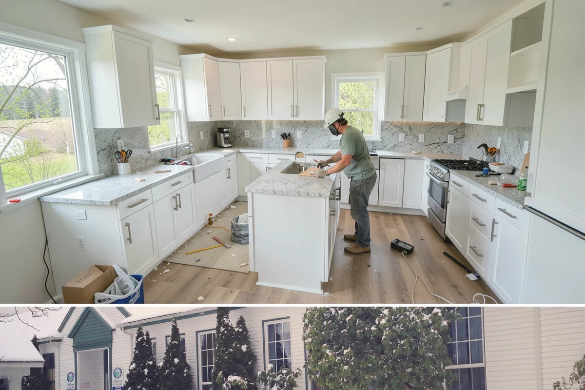 Stair Trim Installation in Pacific, King County, WA - Interior stair trim installs on schedule year-round, making it a smart project for the rainy PNW off-season.