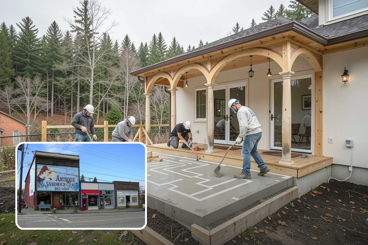 Stair Trim Installation in Ruston, Pierce County, WA - Precise scribing to treads and walls