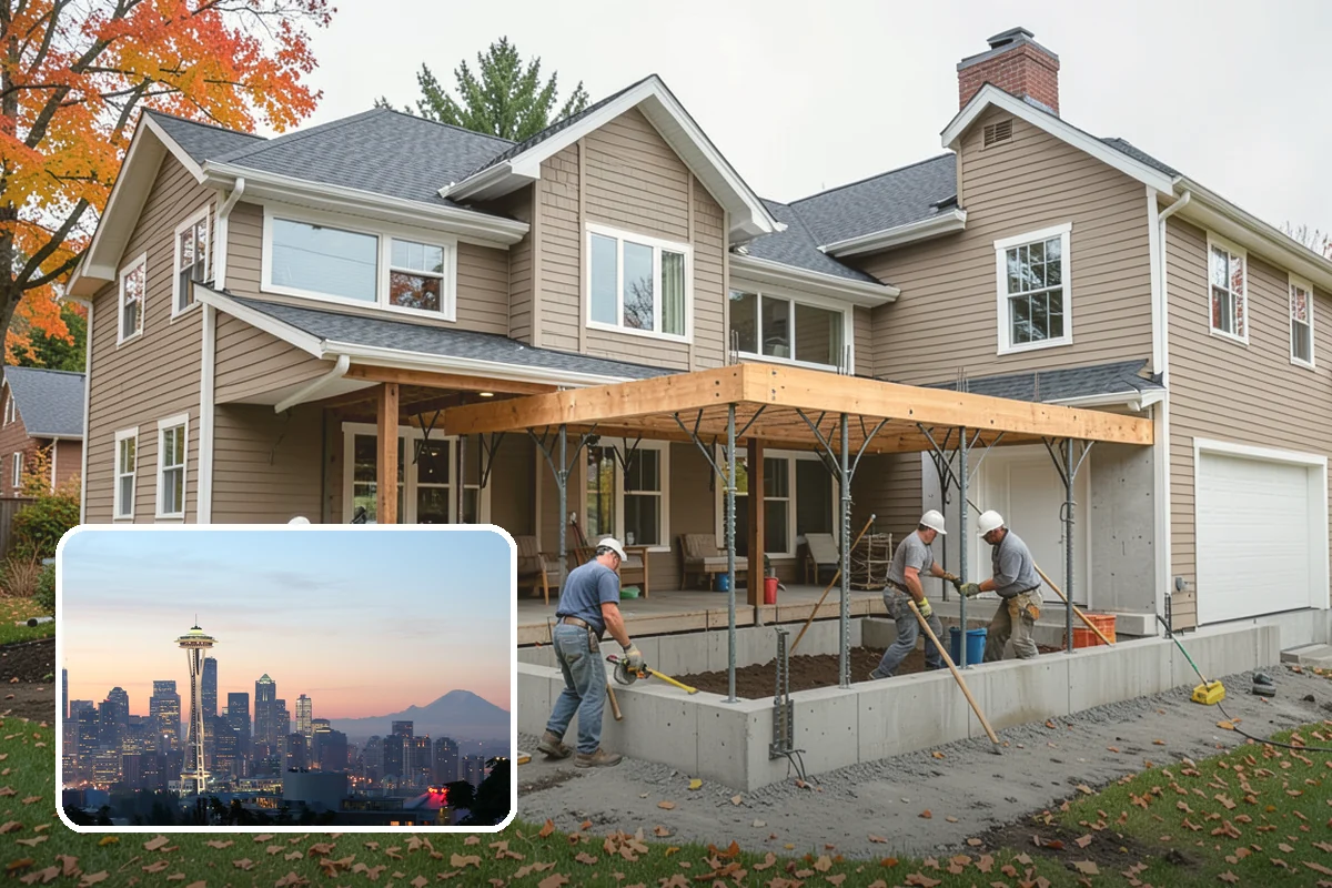 Stair Trim Installation in Seattle, King County, WA - Precise scribing to treads and walls