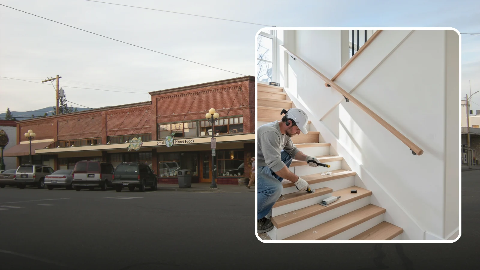 Stair Trim Installation in Sedro-Woolley, Skagit County, WA - Detailed stair trim installation that finishes treads, risers, skirtboards, and stringers with clean precision.