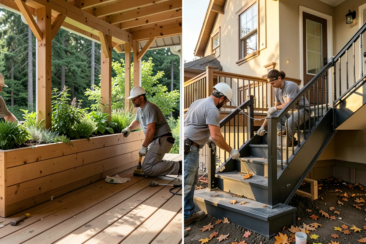 Stair Trim Installation in Snoqualmie, King County, WA - Assess the stair layout and existing conditions