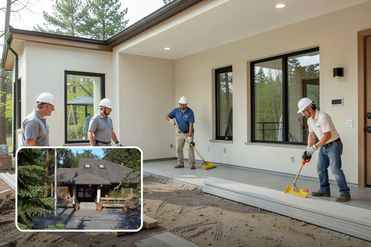 Stair Trim Installation in Yarrow Point, King County, WA - Precise scribing to treads and walls