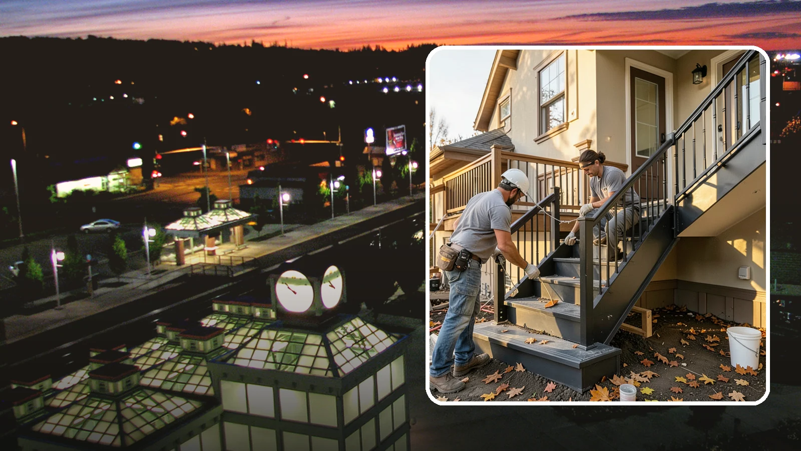 Staircase Replacement in Auburn, King County, WA - Complete removal and rebuild of unsafe or outdated staircases to modern code.