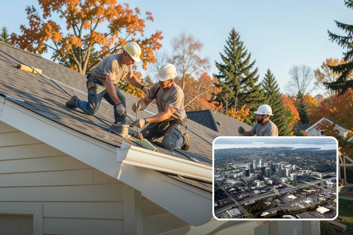 Staircase Replacement in Bellevue, King County, WA - Resolves unsafe or non-conforming stairs