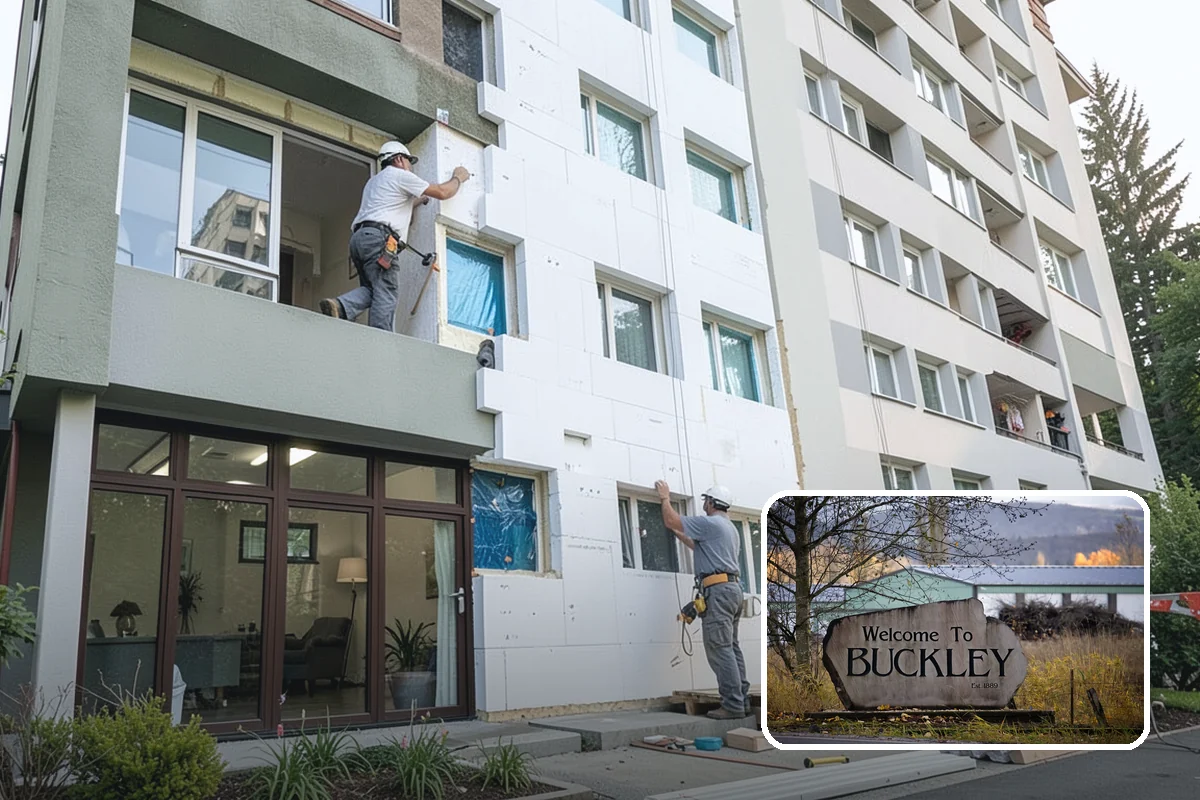 Staircase Replacement in Buckley, Pierce County, WA - Resolves unsafe or non-conforming stairs