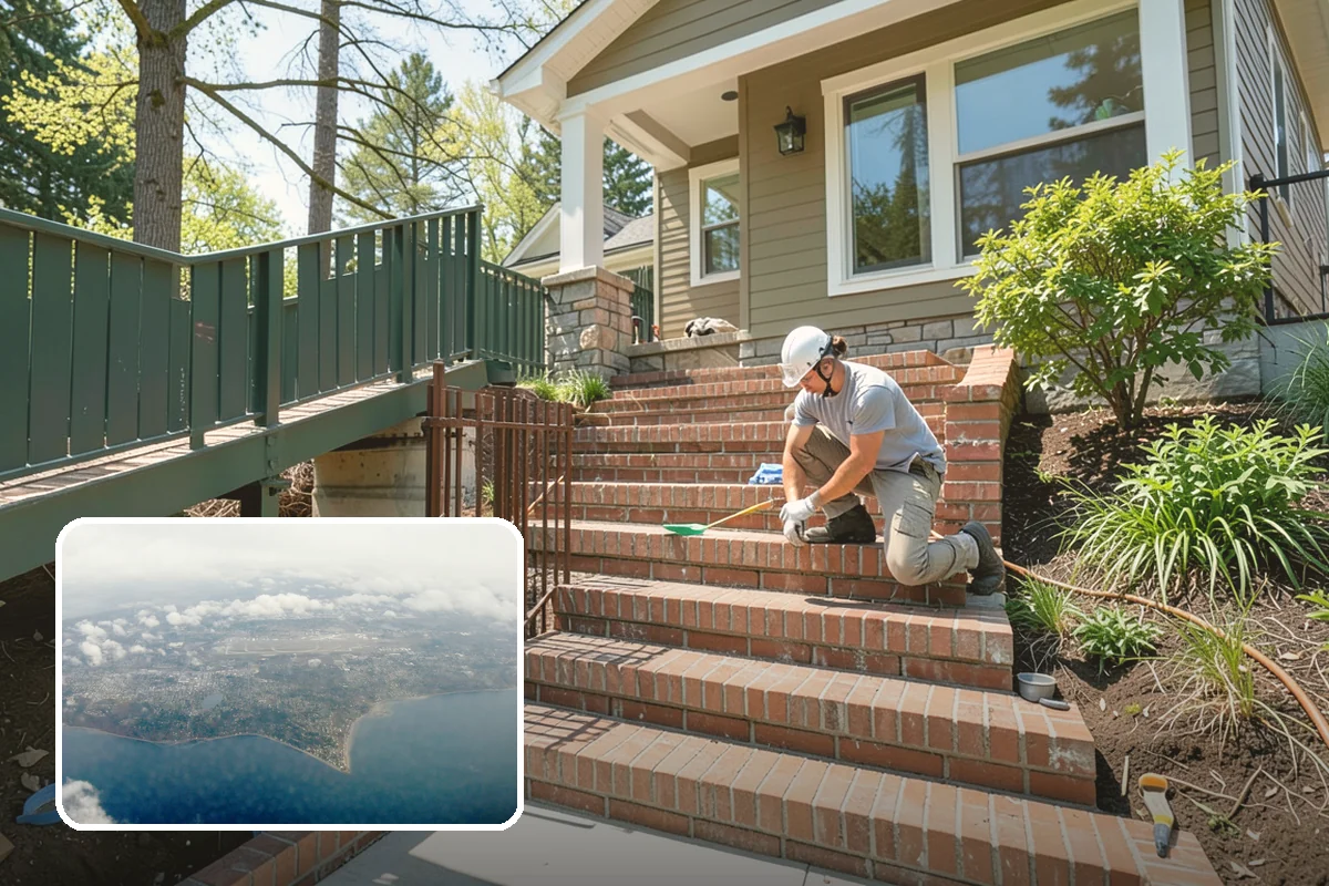 Staircase Replacement in Burien, King County, WA - Resolves unsafe or non-conforming stairs