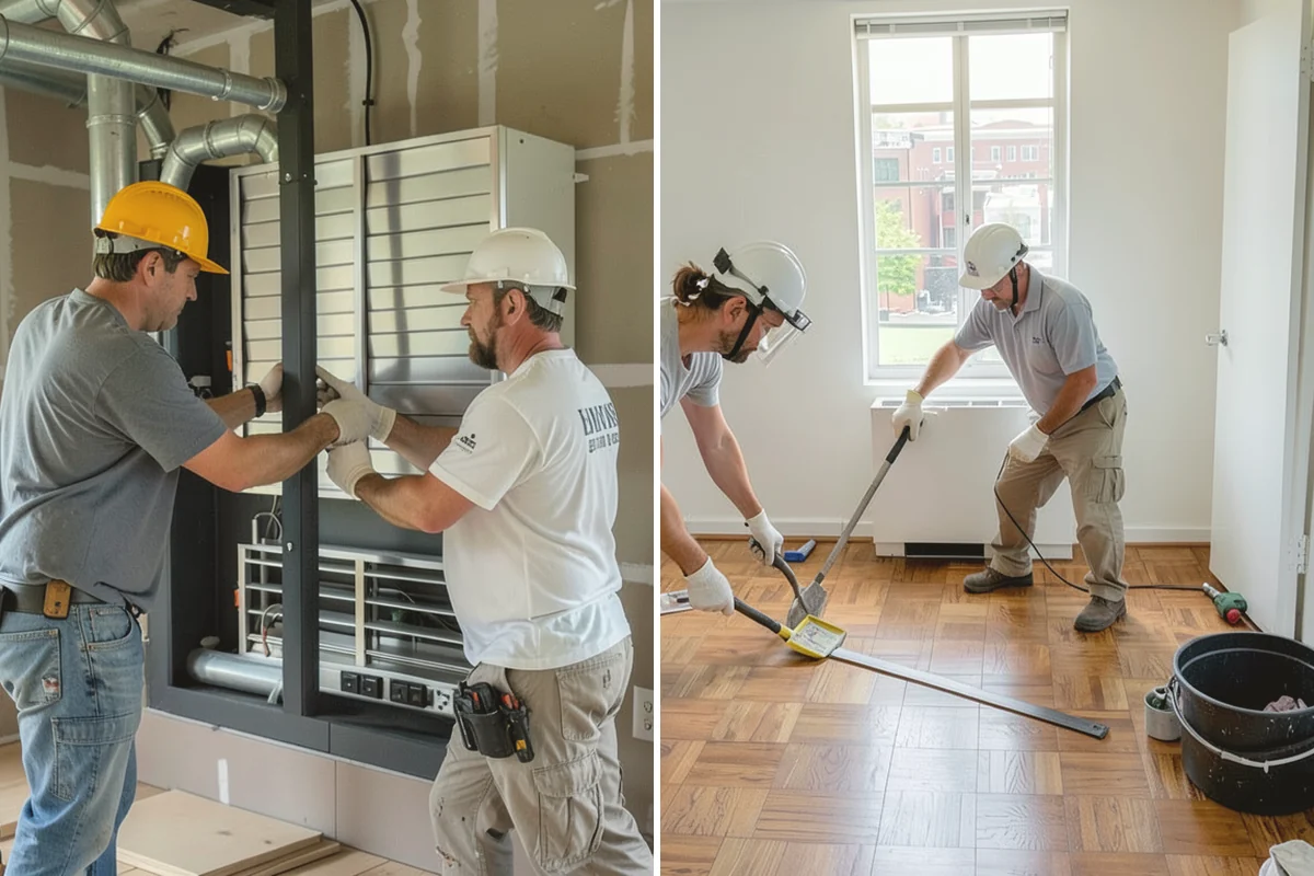 Staircase Replacement in Burien, King County, WA - Remove the existing staircase safely