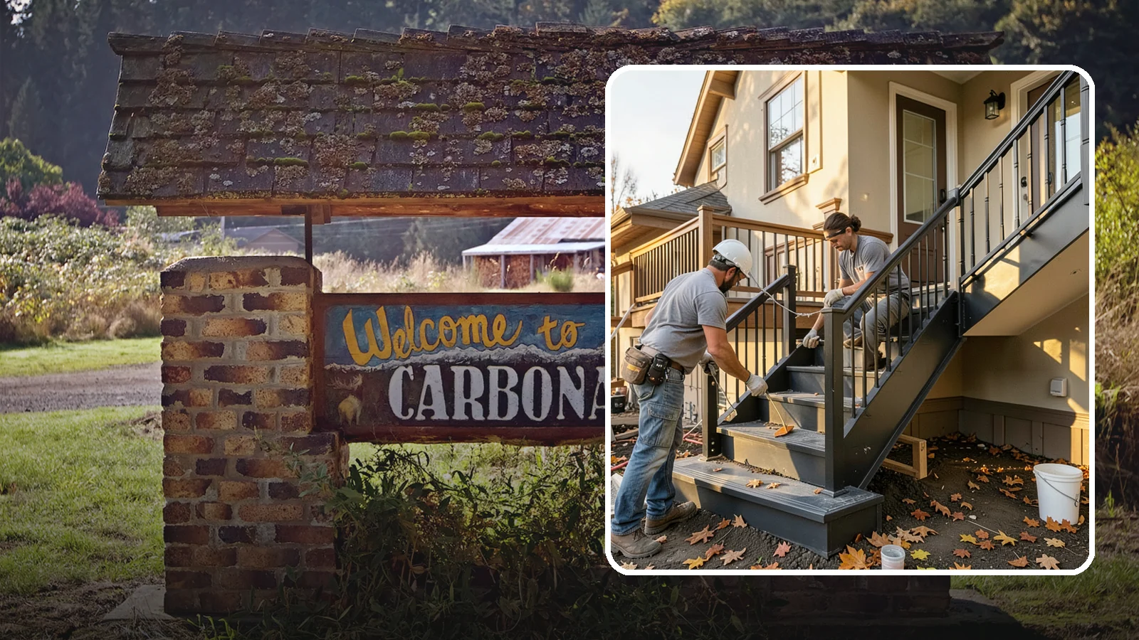 Staircase Replacement in Carbonado, Pierce County, WA - Complete removal and rebuild of unsafe or outdated staircases to modern code.