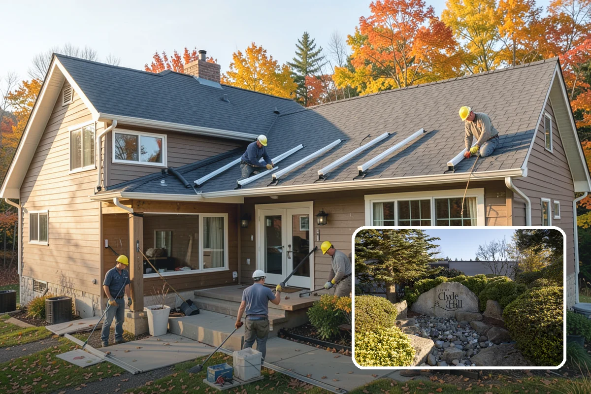 Staircase Replacement in Clyde Hill, King County, WA - Resolves unsafe or non-conforming stairs