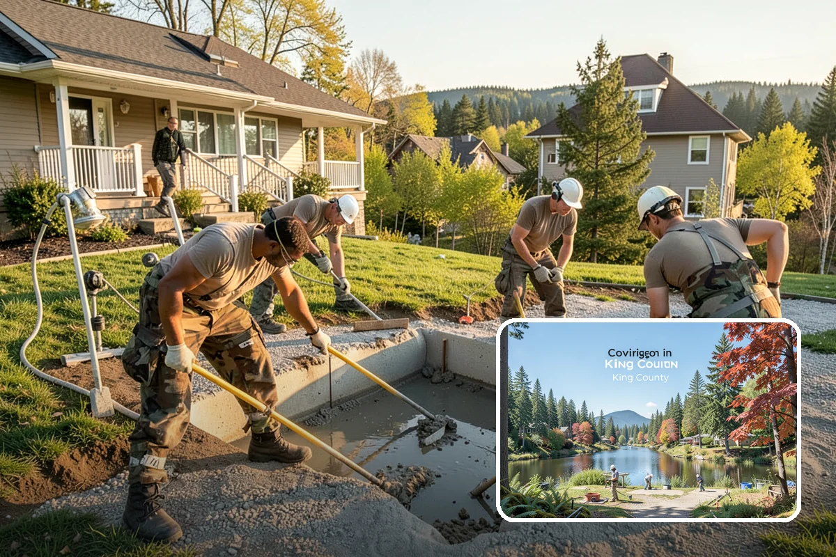 Staircase Replacement in Covington, King County, WA - Resolves unsafe or non-conforming stairs