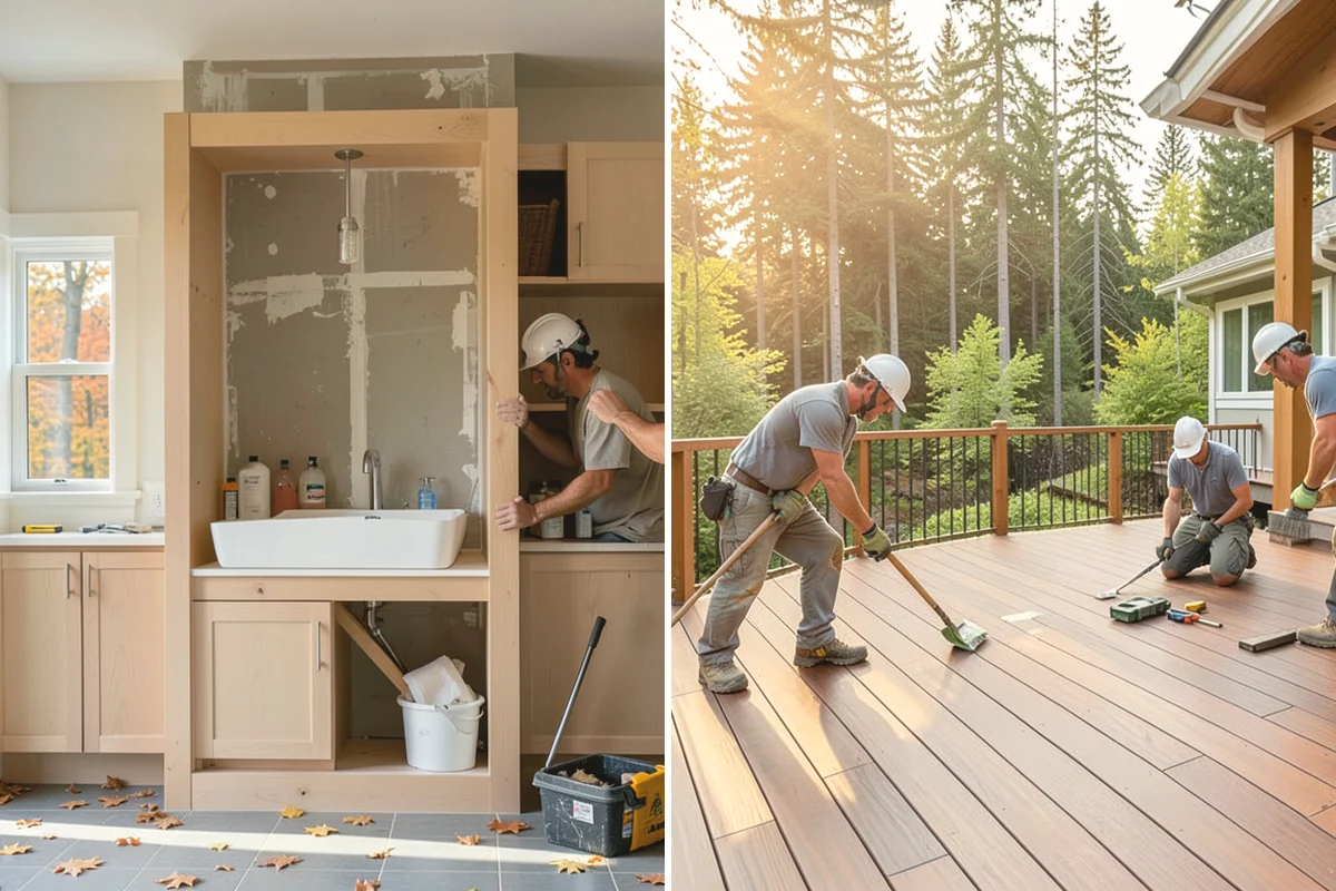 Staircase Replacement in Covington, King County, WA - Remove the existing staircase safely
