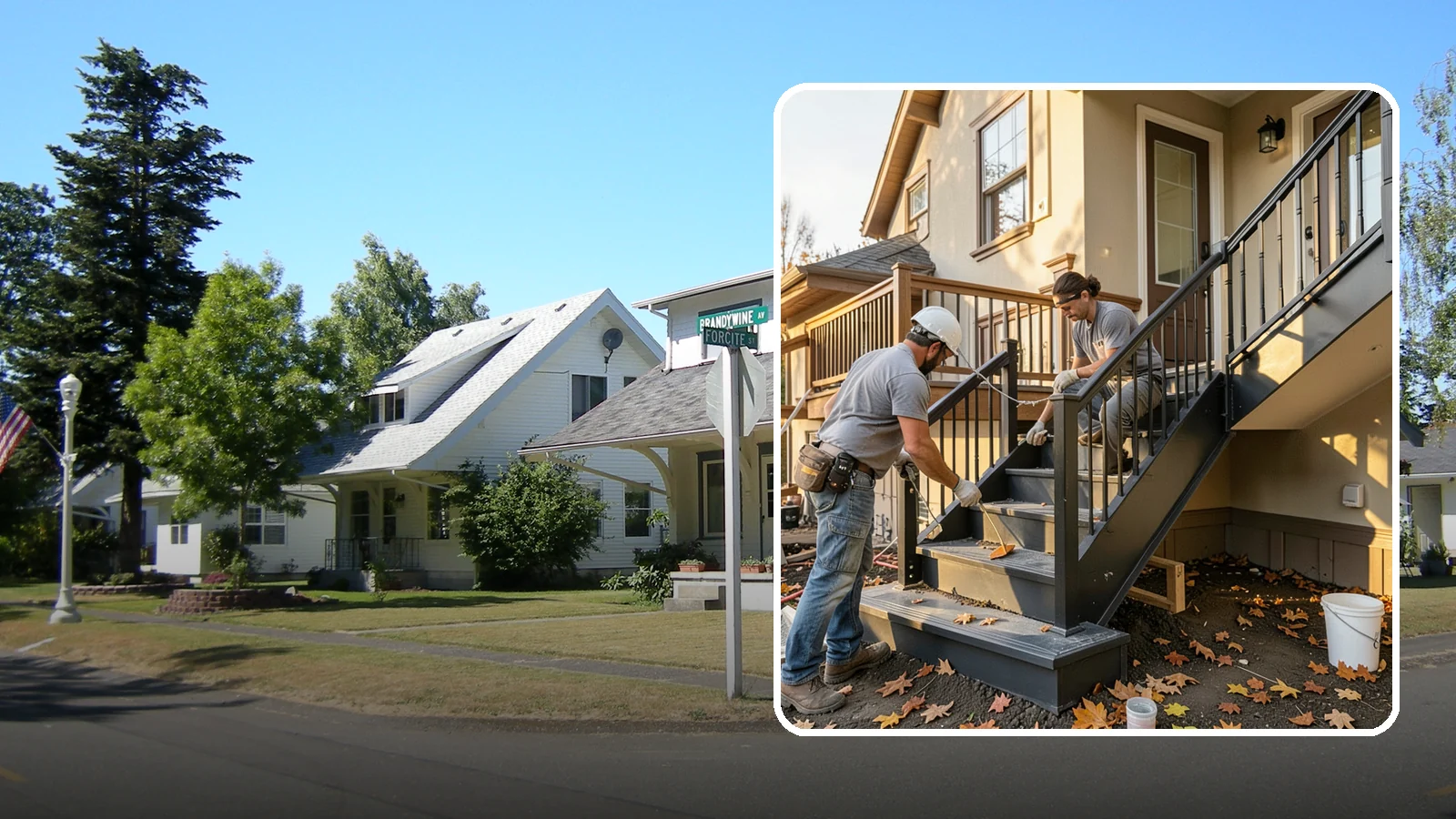 Staircase Replacement in DuPont, Pierce County, WA - Complete removal and rebuild of unsafe or outdated staircases to modern code.