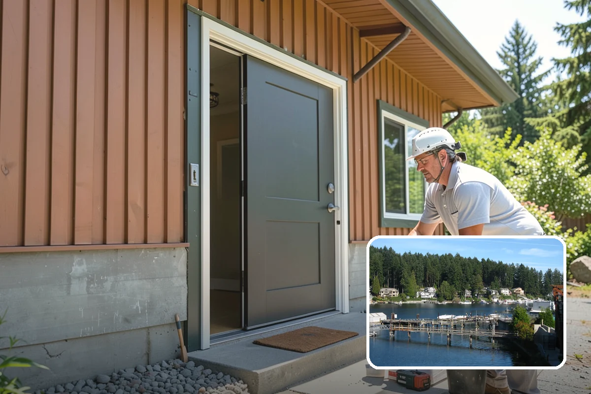 Staircase Replacement in Gig Harbor, Pierce County, WA - Resolves unsafe or non-conforming stairs