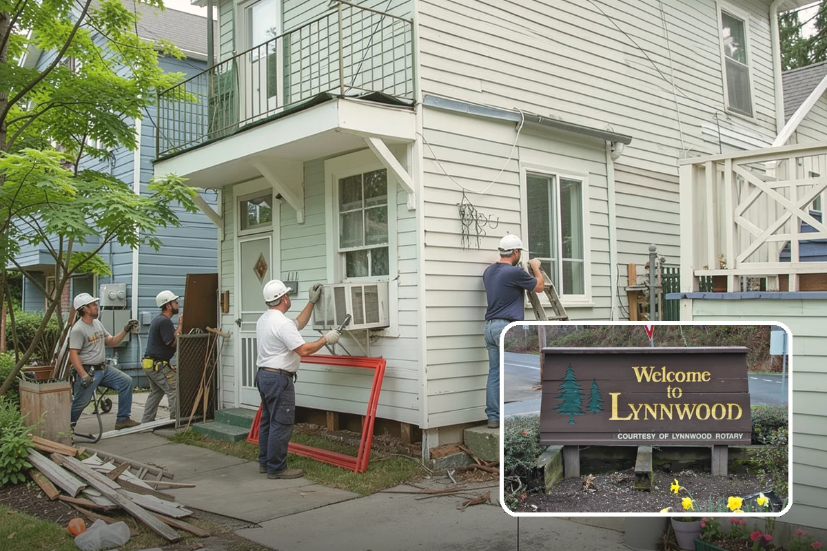Staircase Replacement in Lynnwood, Snohomish County, WA - Resolves unsafe or non-conforming stairs