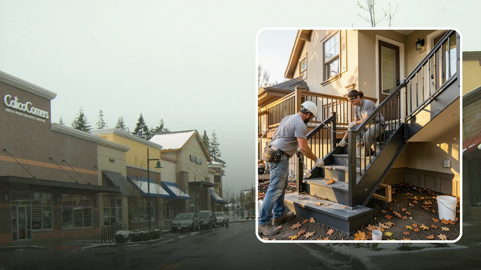 Staircase Replacement in Mill Creek, Snohomish County, WA - Complete removal and rebuild of unsafe or outdated staircases to modern code.