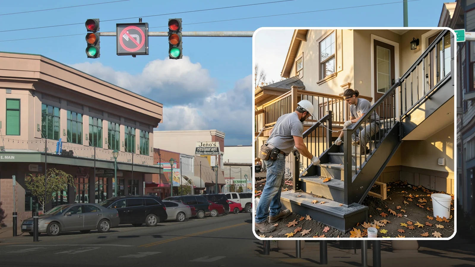 Staircase Replacement in Monroe, Snohomish County, WA - Complete removal and rebuild of unsafe or outdated staircases to modern code.