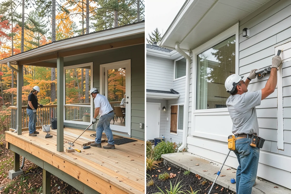 Staircase Replacement in Mukilteo, Snohomish County, WA - Remove the existing staircase safely