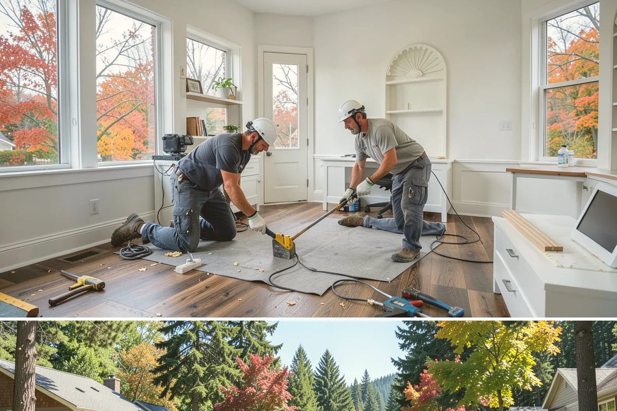 Staircase Replacement in Orting, Pierce County, WA - Staircase replacement is interior work available year-round, ideally coordinated with connected remodeling.
