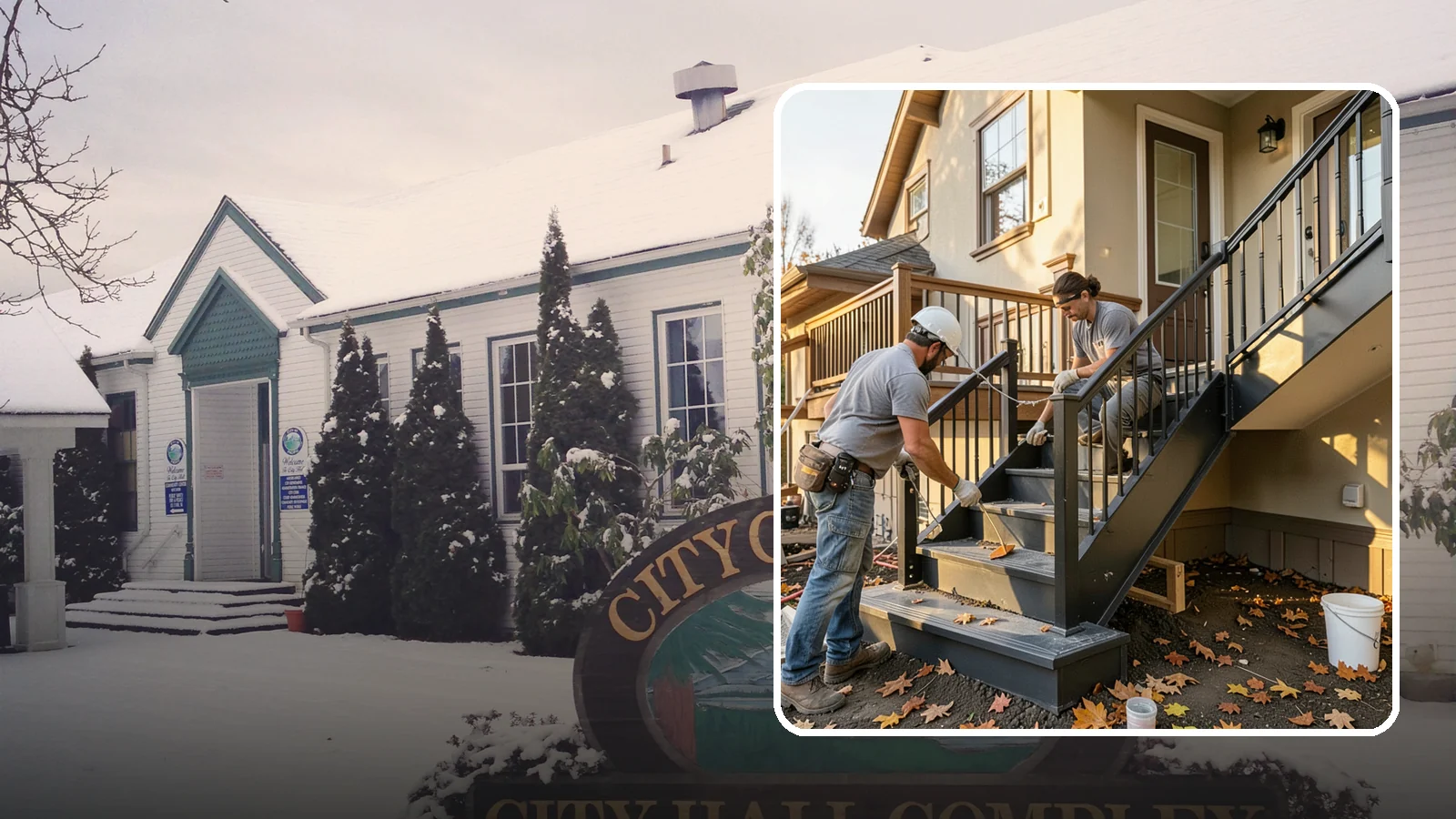 Staircase Replacement in Pacific, King County, WA - Complete removal and rebuild of unsafe or outdated staircases to modern code.