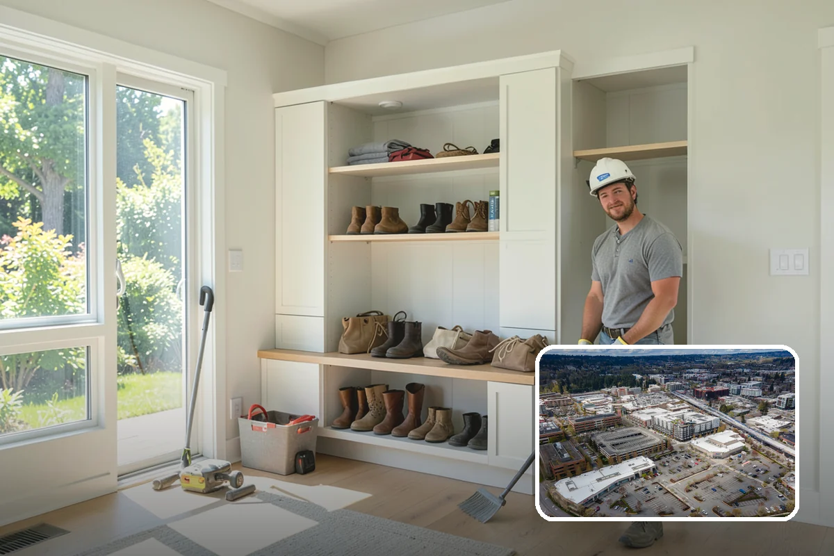 Staircase Replacement in Redmond, King County, WA - Resolves unsafe or non-conforming stairs