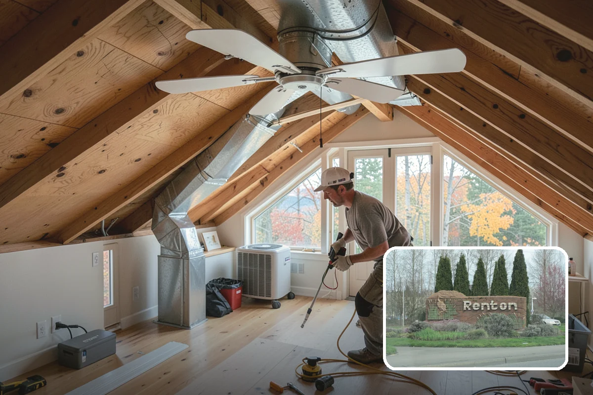 Staircase Replacement in Renton, King County, WA - Resolves unsafe or non-conforming stairs