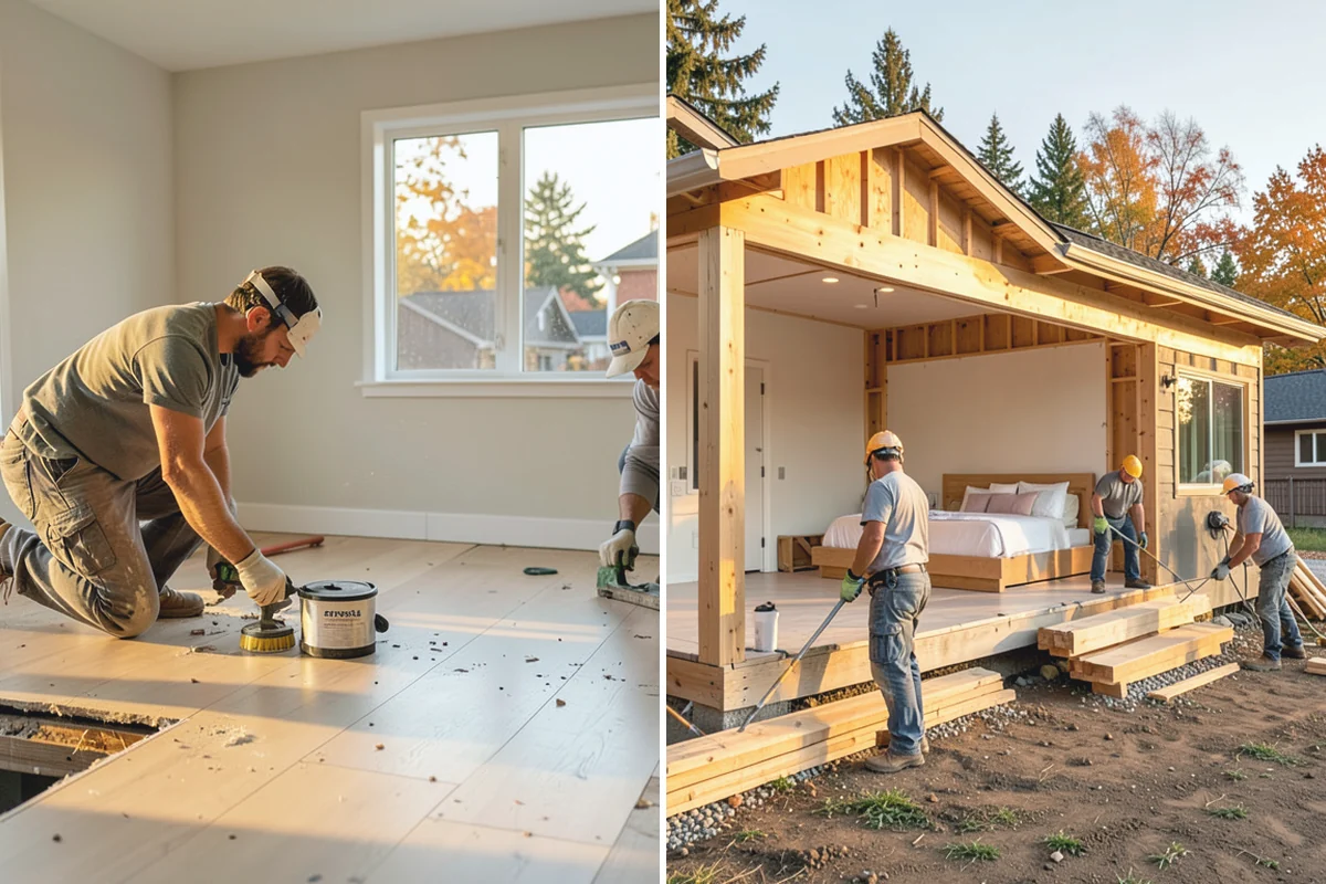Staircase Replacement in Roy, Pierce County, WA - Remove the existing staircase safely