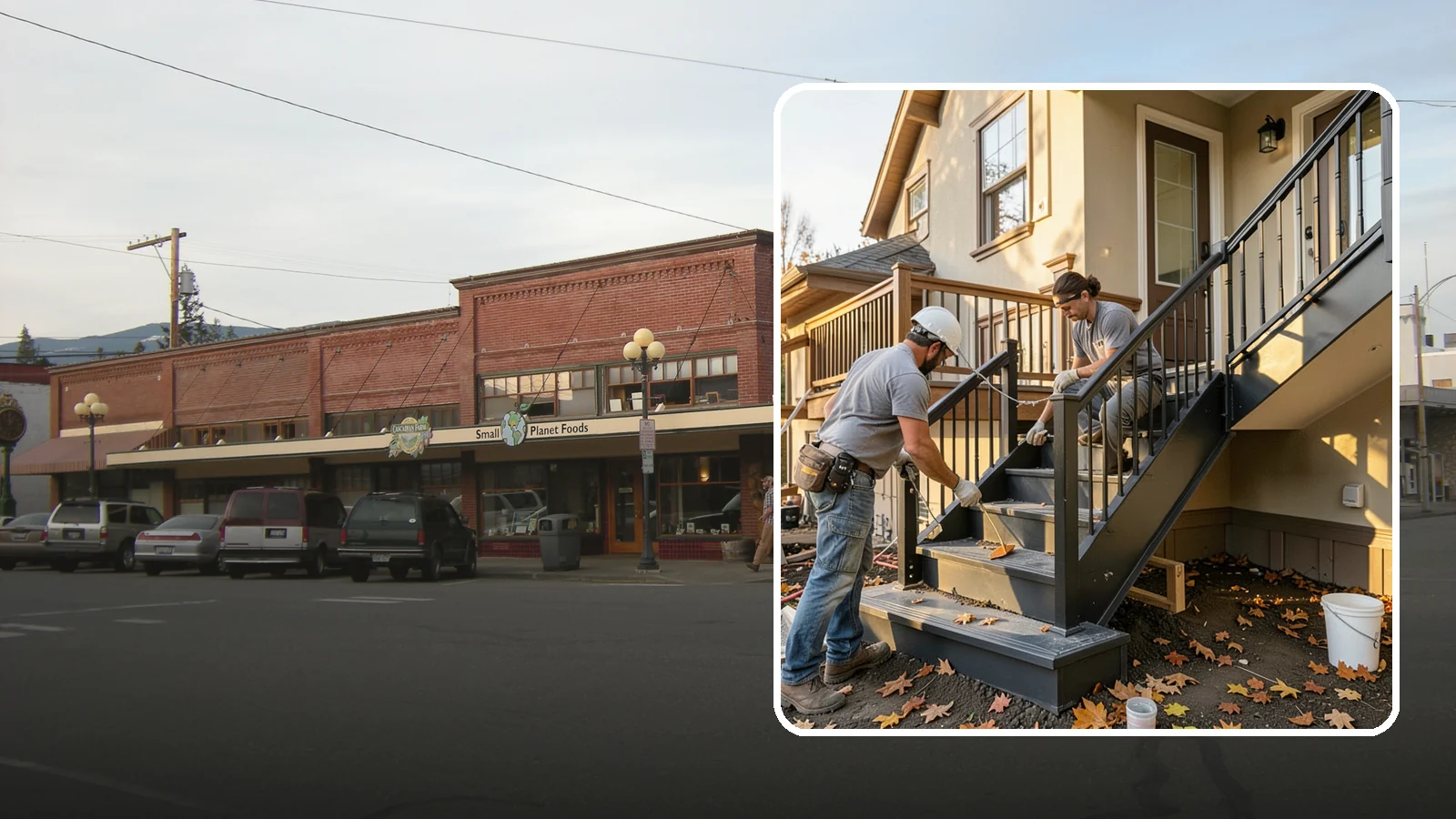Staircase Replacement in Sedro-Woolley, Skagit County, WA - Complete removal and rebuild of unsafe or outdated staircases to modern code.