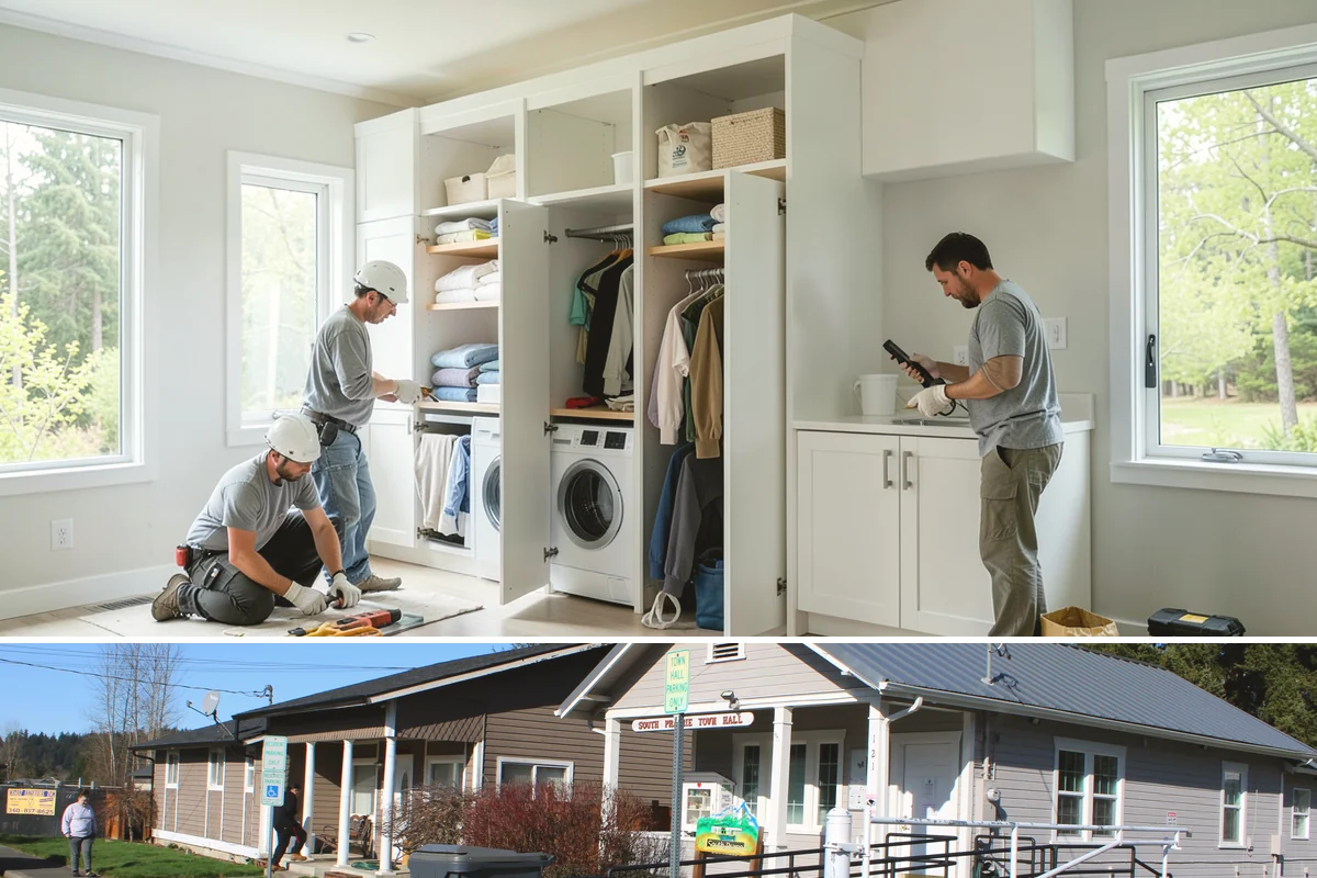 Staircase Replacement in South Prairie, Pierce County, WA - Staircase replacement is interior work available year-round, ideally coordinated with connected remodeling.