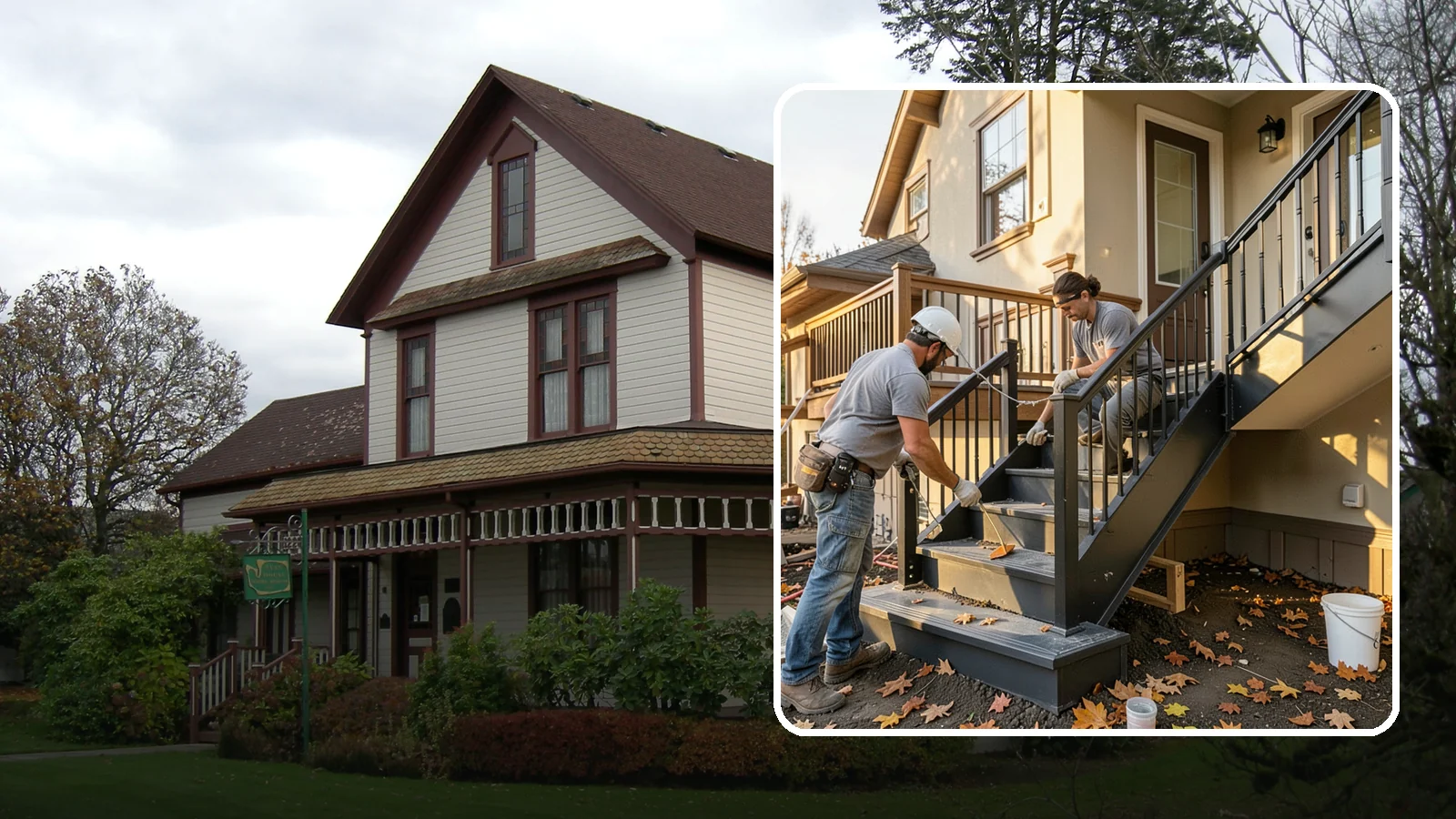 Staircase Replacement in Sumner, Pierce County, WA - Complete removal and rebuild of unsafe or outdated staircases to modern code.