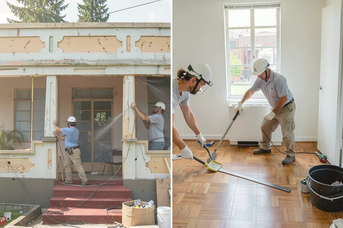 Staircase Replacement in Tacoma, Pierce County, WA - Remove the existing staircase safely