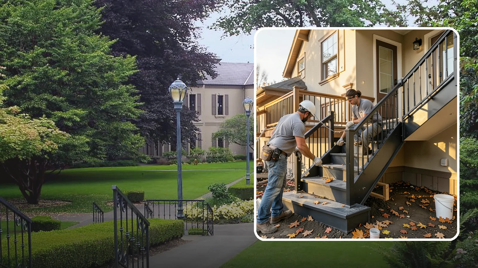 Staircase Replacement in Woodinville, King County, WA - Complete removal and rebuild of unsafe or outdated staircases to modern code.