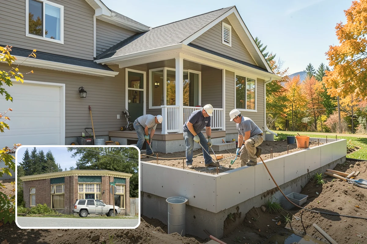 Stamped Concrete Driveway in Hamilton, Skagit County, WA - High-end look of stone or brick in one surface