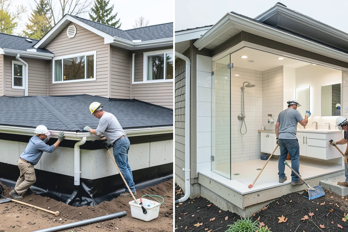 Stamped Concrete Driveway in Hamilton, Skagit County, WA - Excavate, grade, and set forms with reinforcement