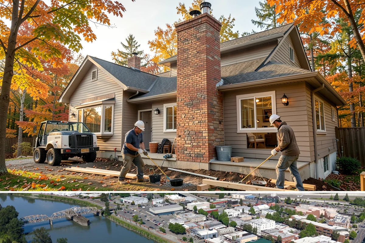 Stamped Concrete Driveway in Mount Vernon, Skagit County, WA - Warm, dry weather from late spring through summer gives the best conditions for pouring, stamping, and curing.