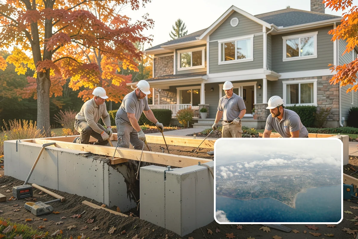 Stamped Concrete Installation in Burien, King County, WA - Upscale look of stone or brick at lower cost