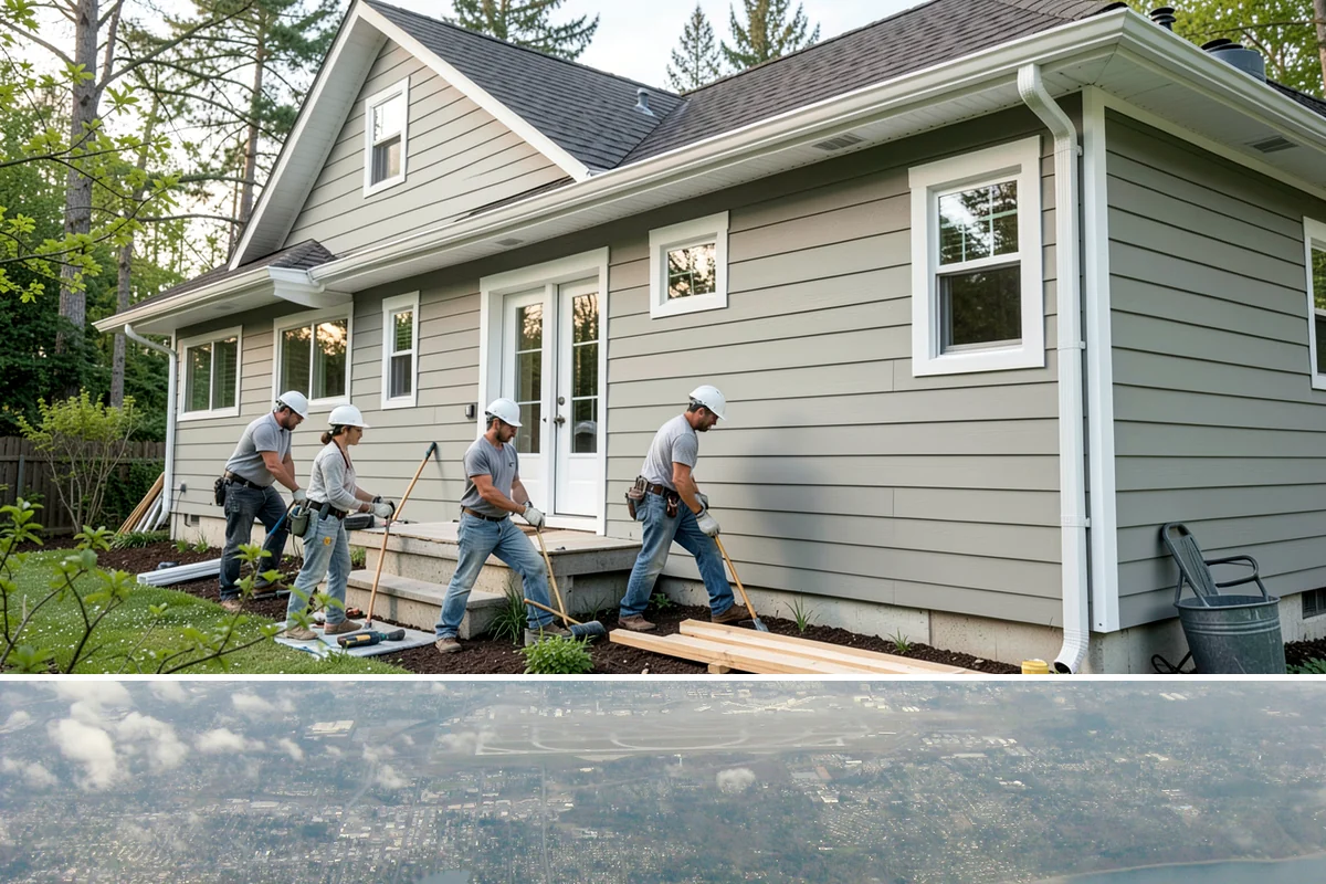 Stamped Concrete Installation in Burien, King County, WA - Dry summer conditions are essential for clean stamping and proper sealing before wet weather.